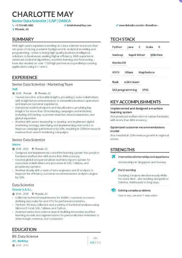 Data Scientist CV